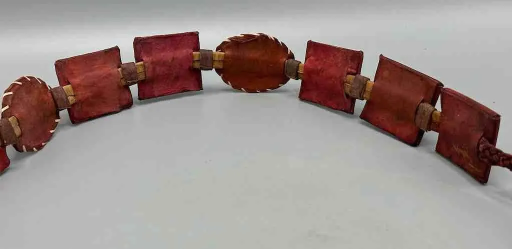 African Cultural Real Cowrie Shell-Leather Medallions Belt - 6 colors