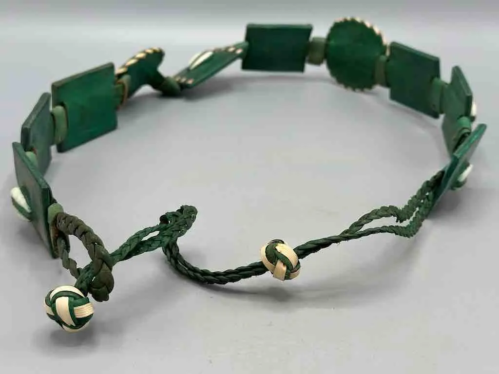 African Cultural Real Cowrie Shell-Leather Medallions Belt - 6 colors