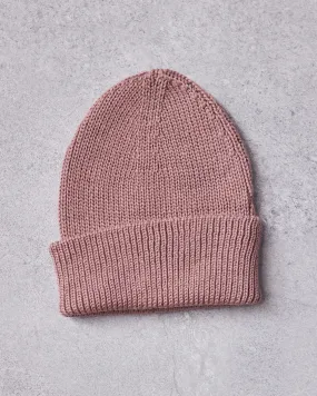 Arpenteur Wool Beanie, Raspberry Grey