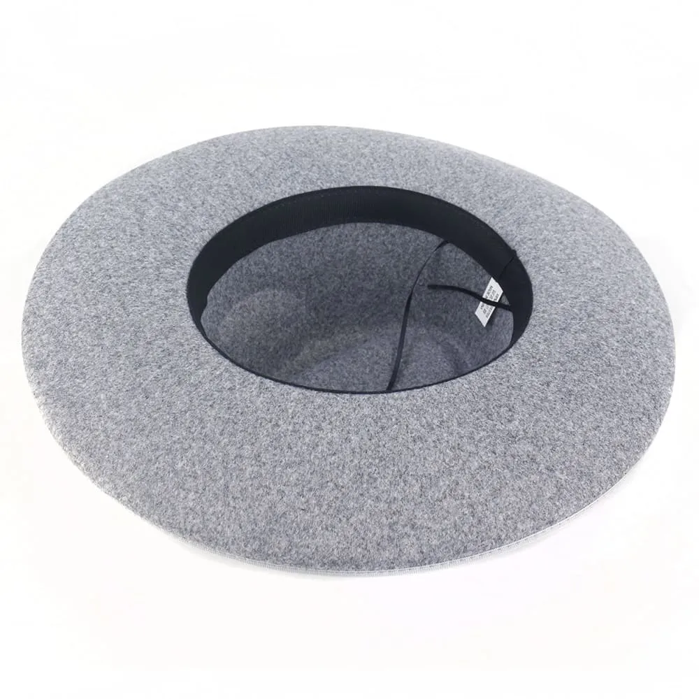 Bauh Wide Brimmed Wool Fedora Hat