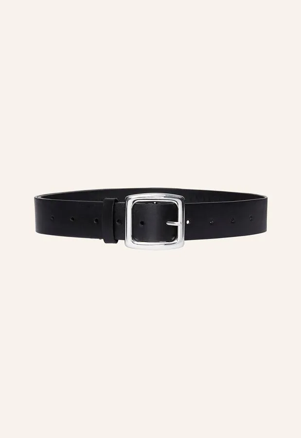 Boyfriend Belt Black Silver