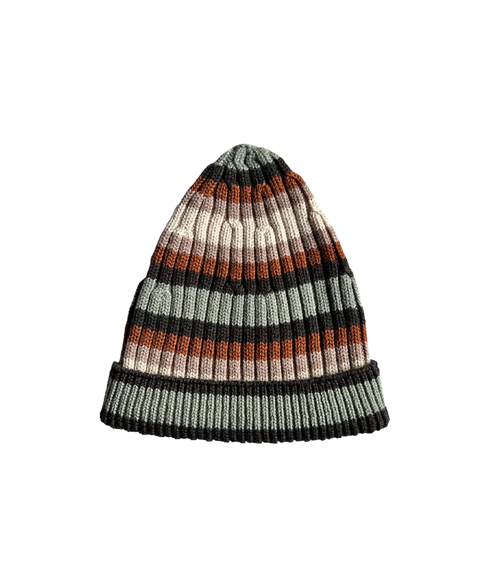 Coblyn Beanie - Duck Egg Stripe