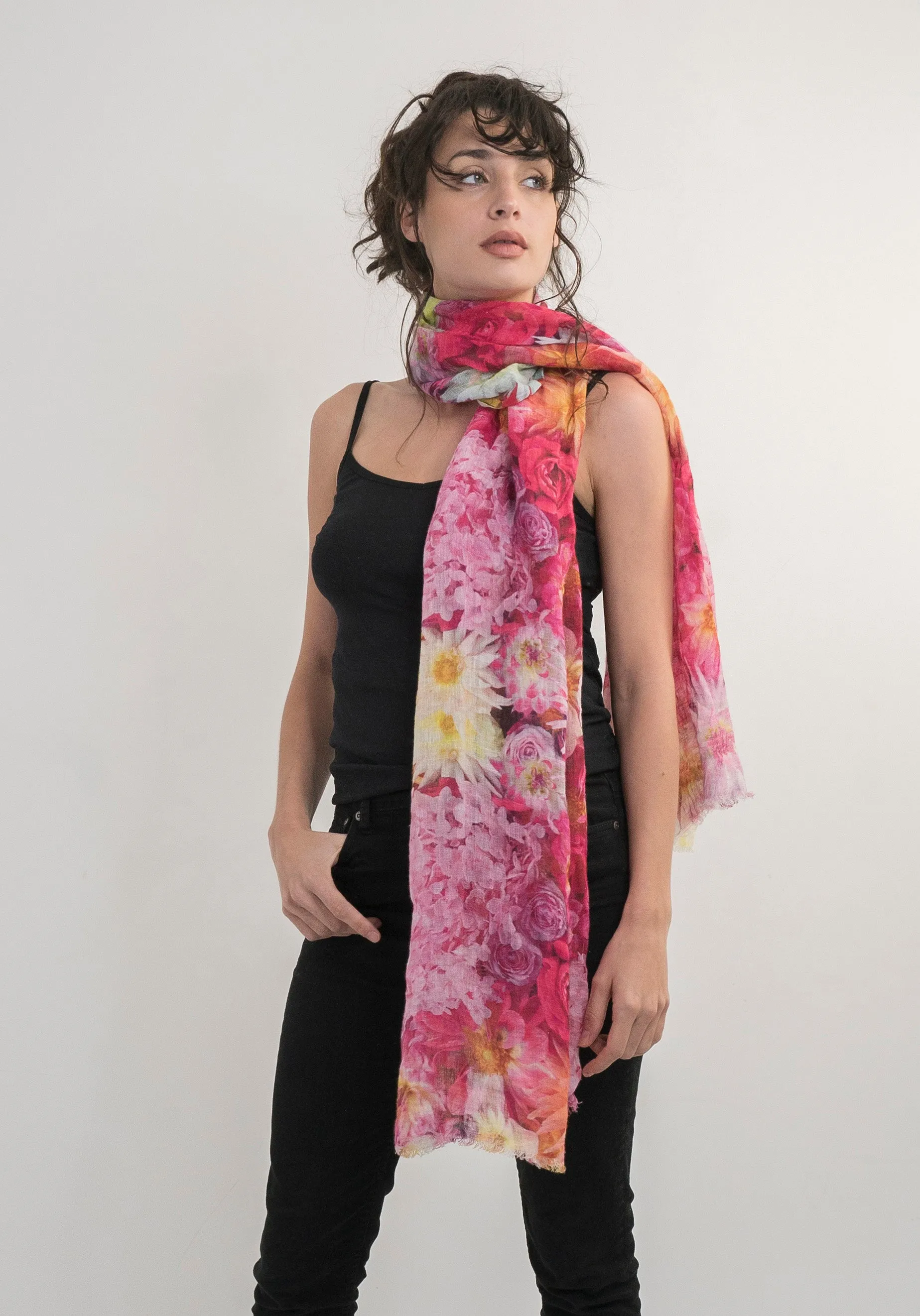 DAHLIAS CASHMERE & MODAL SCARF