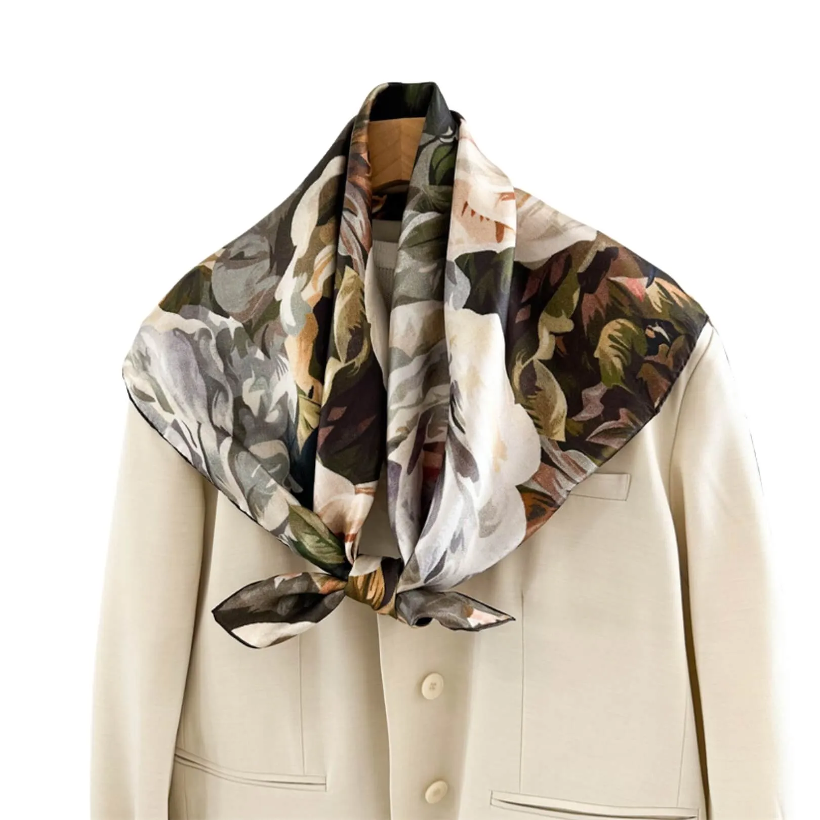 Dark Romance Silk Square Scarf Bandana