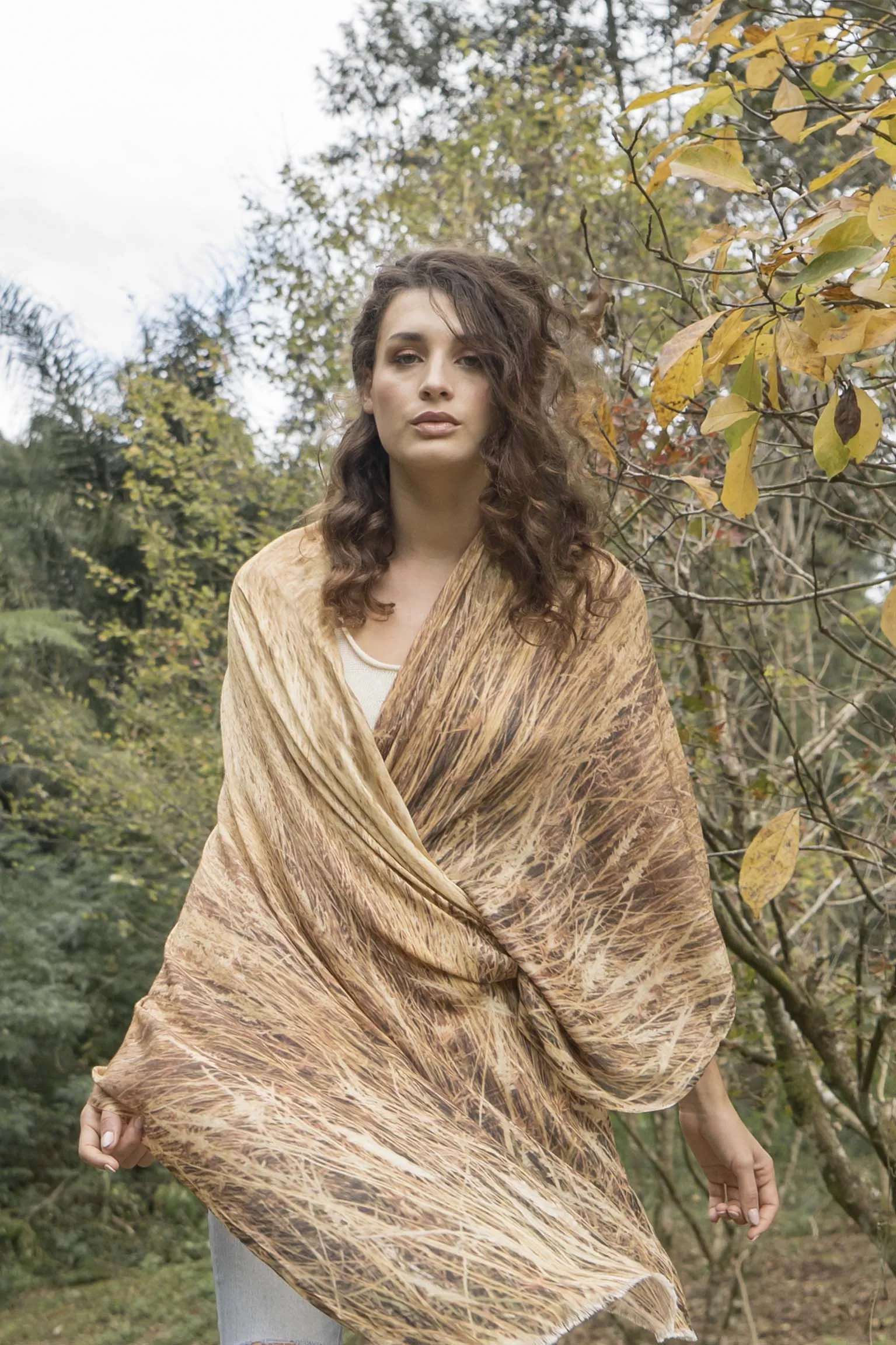 DUNE GRASS CASHMERE & MODAL SCARF