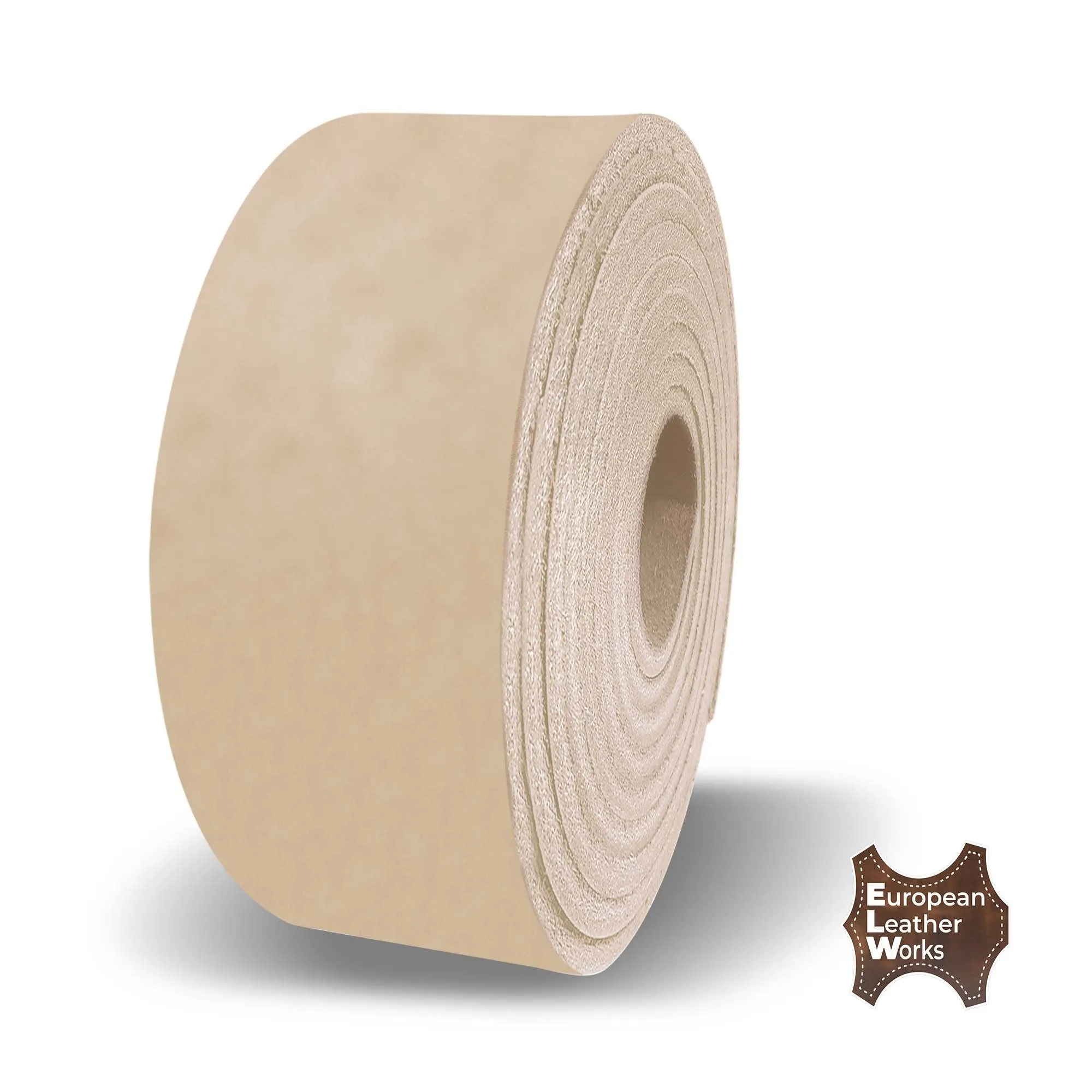 ELW Leather Blank Belt | 5-6 Oz. (2-2.4mm) Thickness | Size from 1/2" to 4" | Cowhide Vegetable Tanned | Full Grain Strip, Strap | Ideal for DIY Belts for Tooling, Crafting, Stamping, Dyeing
