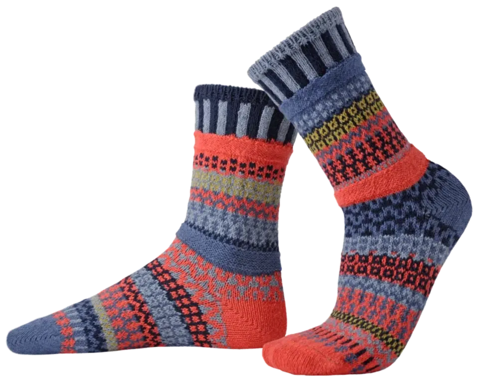 Masala Recycled Cotton Crew Socks