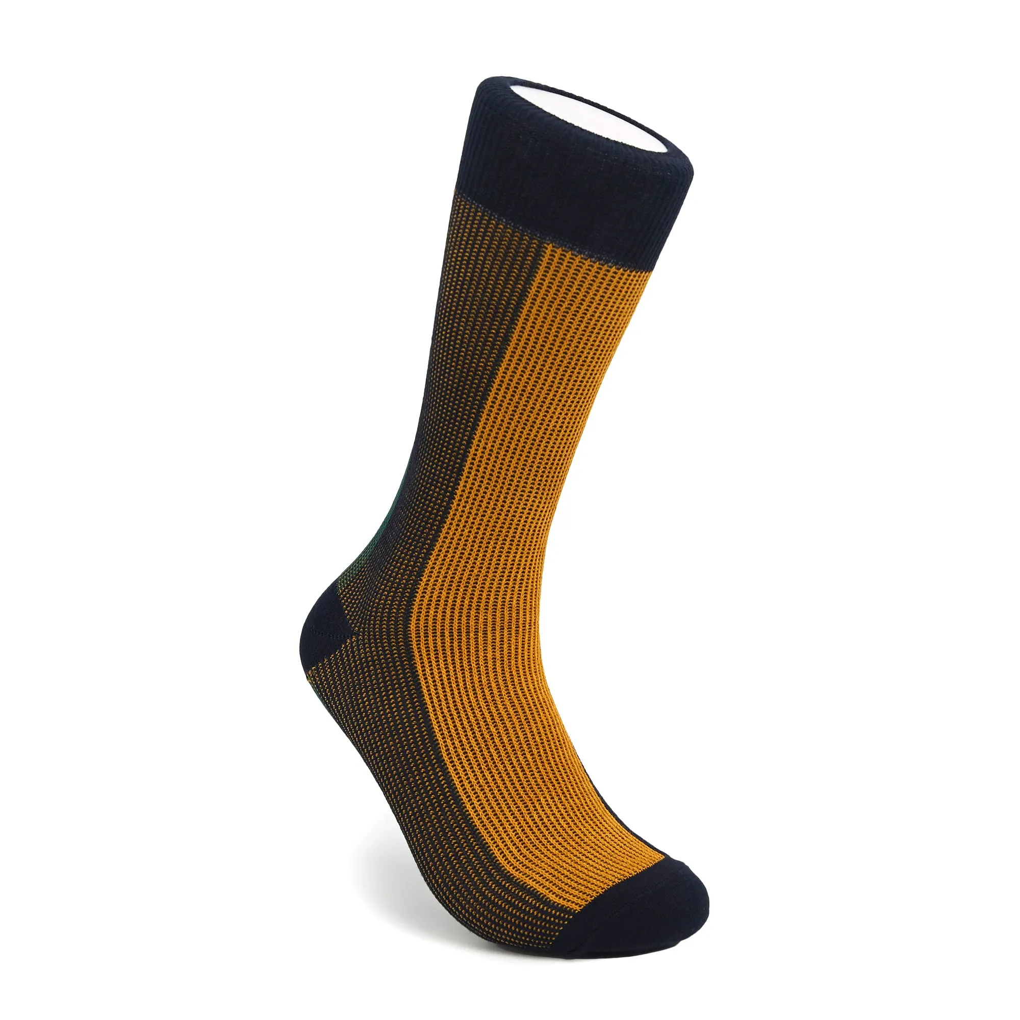 Men's BLanCHE Socks - Black, Orange, & Green