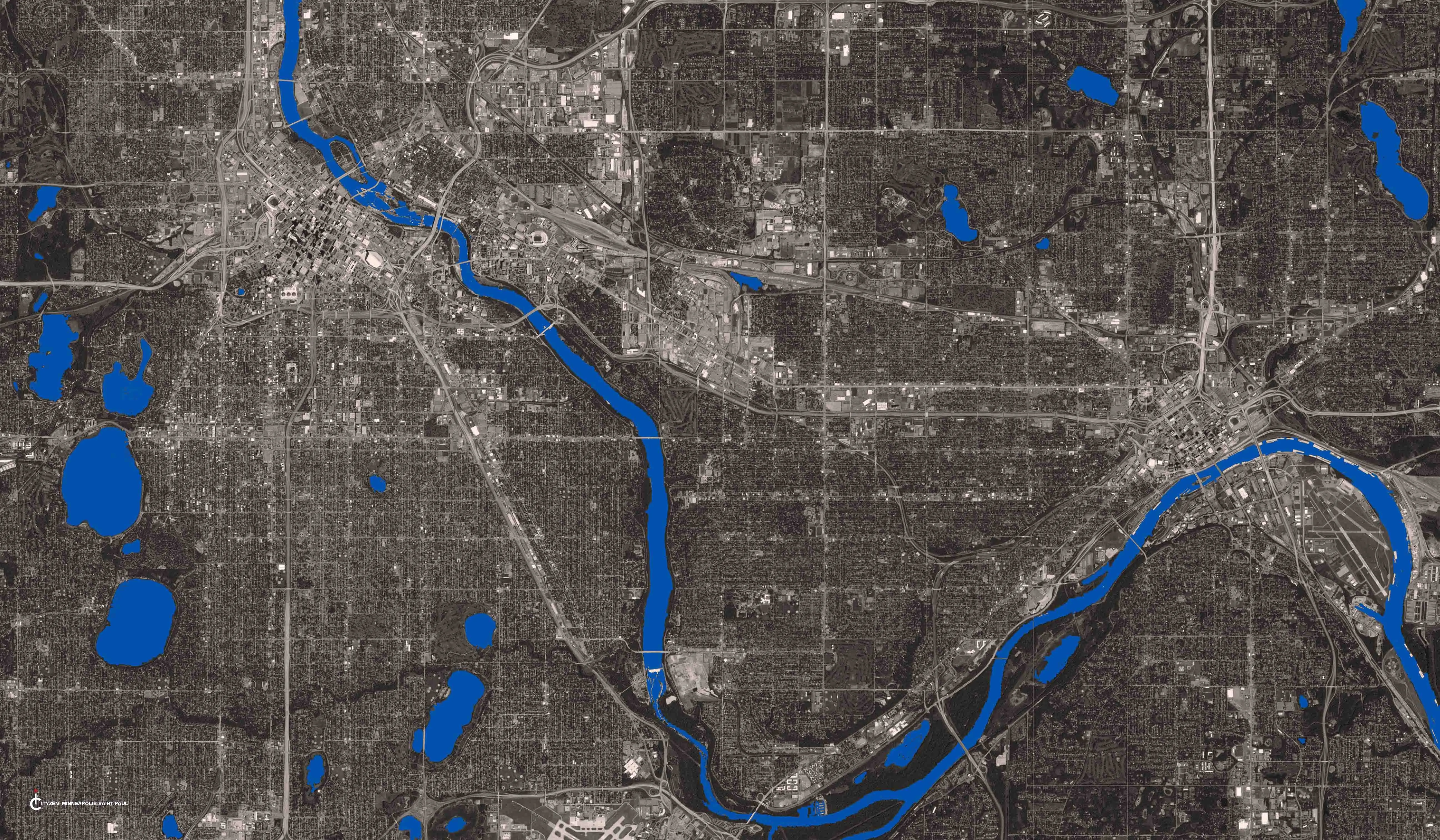 Minneapolis/Saint Paul Rectangular Scarf