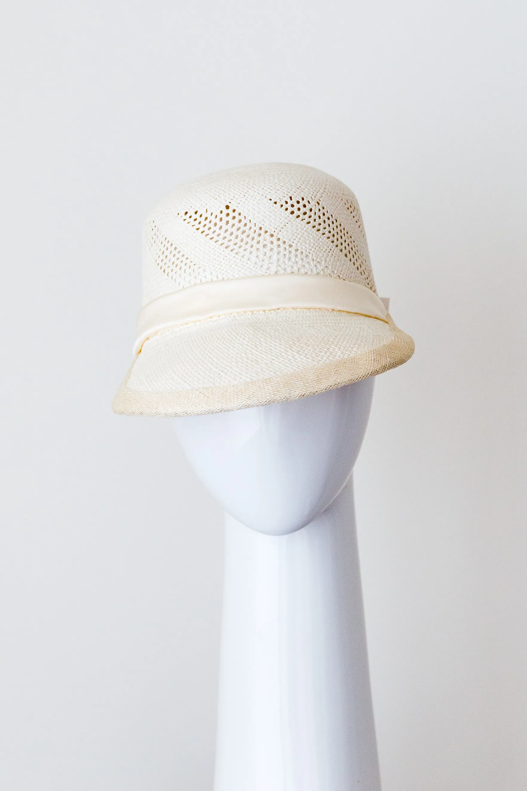 Open Weave Natural Panama Cap
