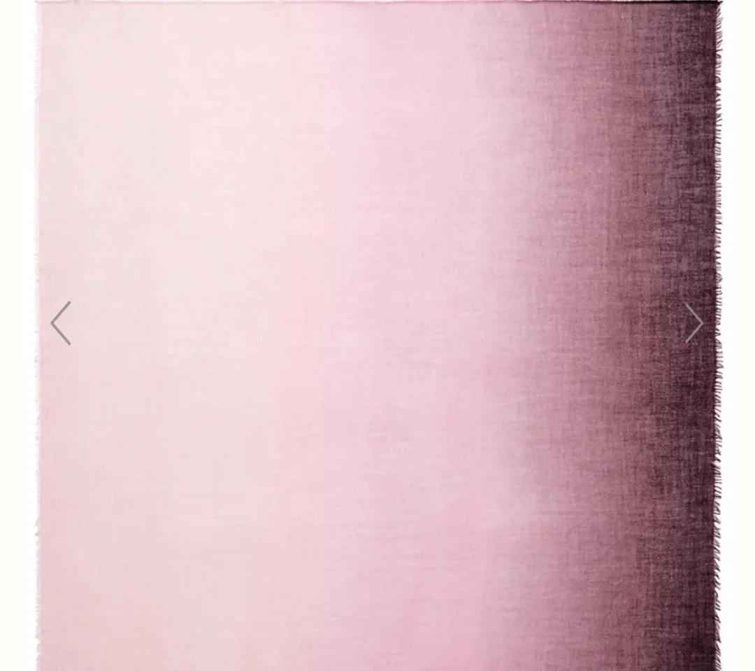 Rose wave cashmere square scarf