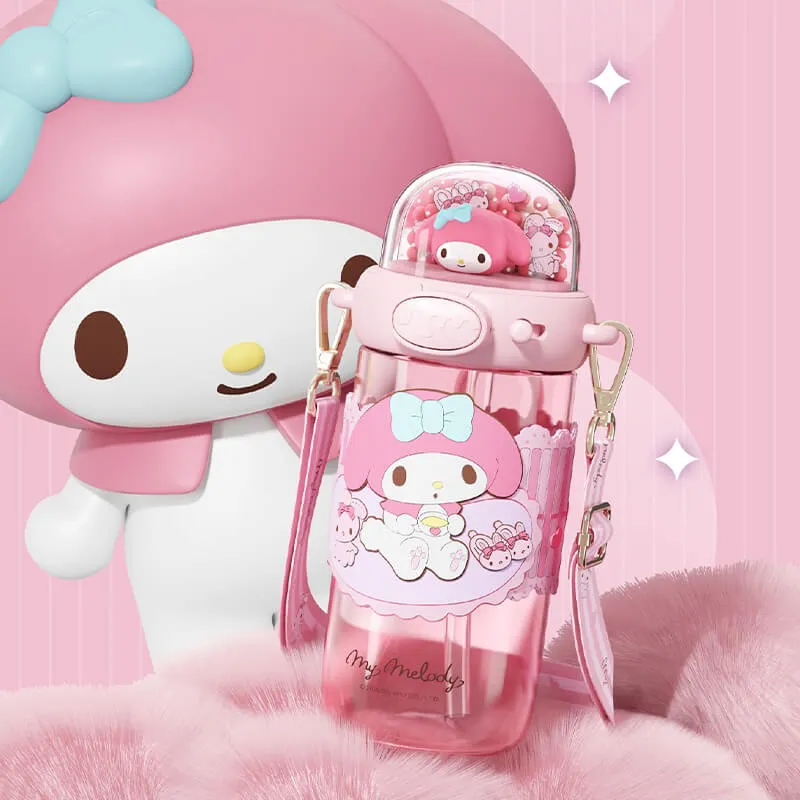 Sanrio Shining Straw Water Bottle 650ML