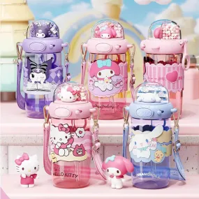 Sanrio Shining Straw Water Bottle 650ML