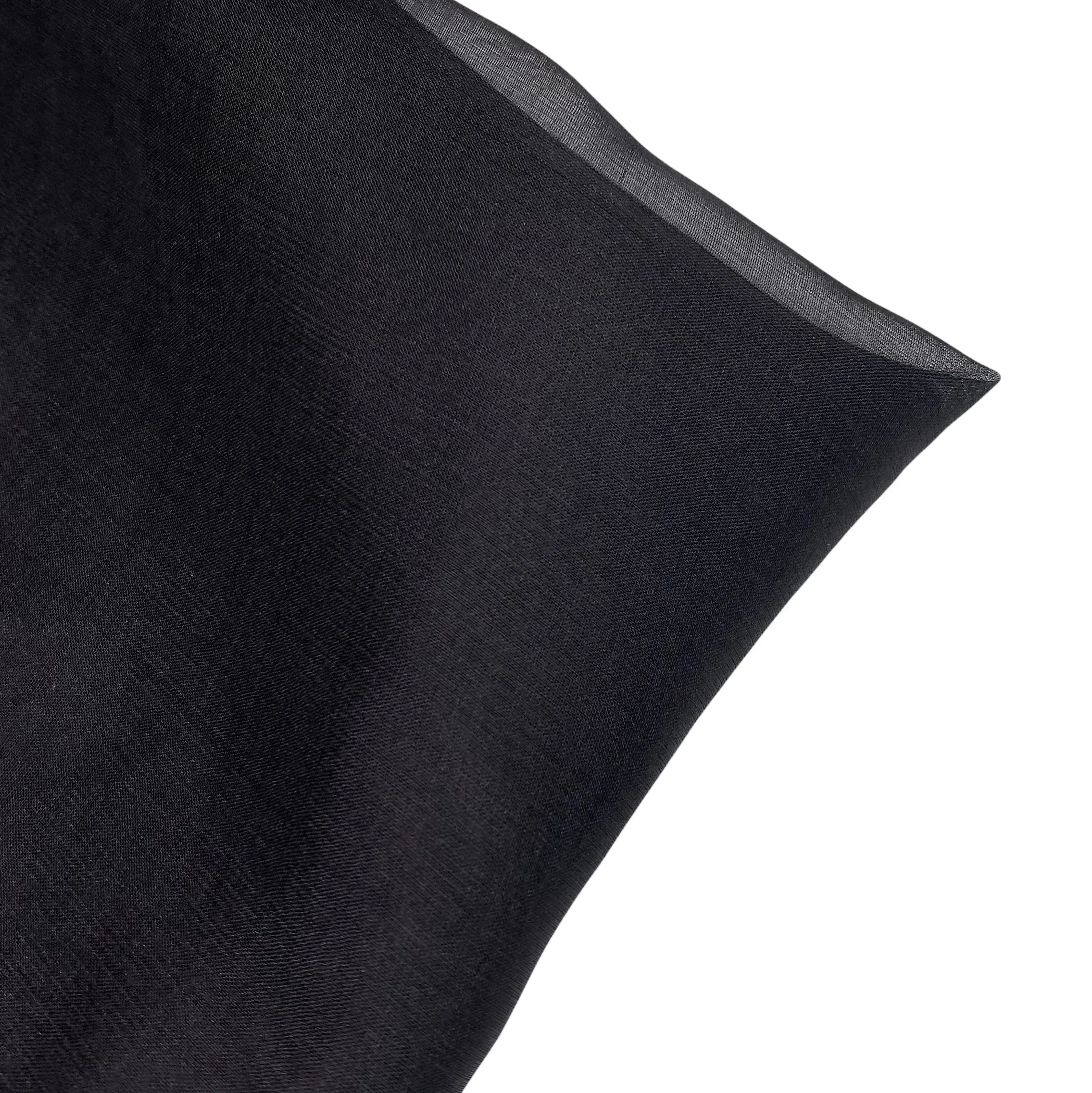 Silk Chiffon - 52” - Black
