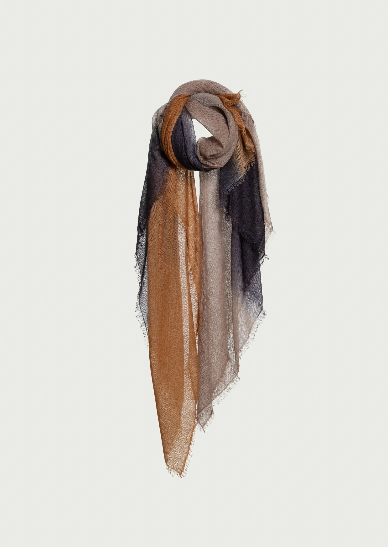 SOHO DEGRADEE SHAWL ( BABY CASHMERE ) - Horn & tincture & Walnut