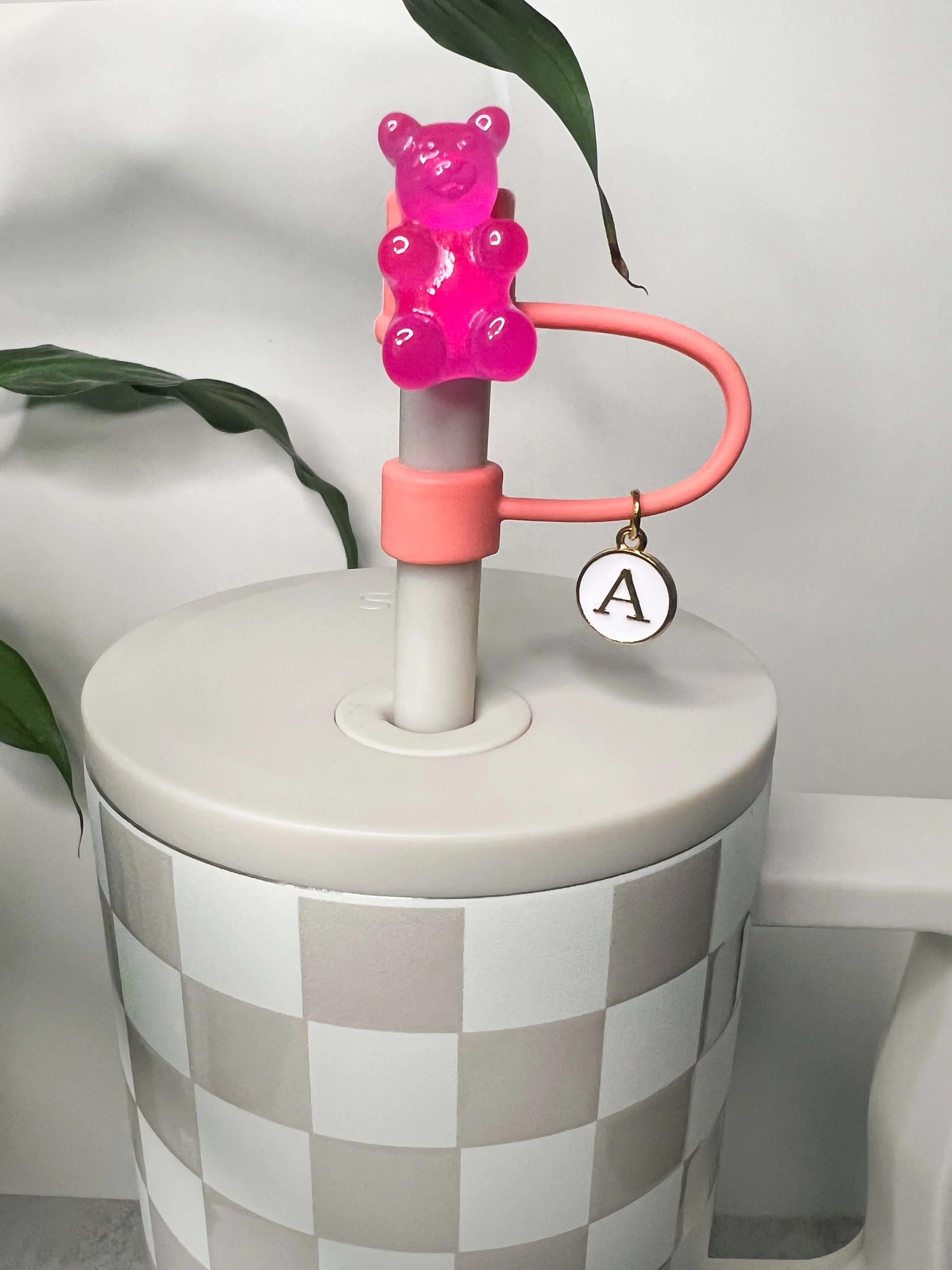 Straw Cover Gummy Bear