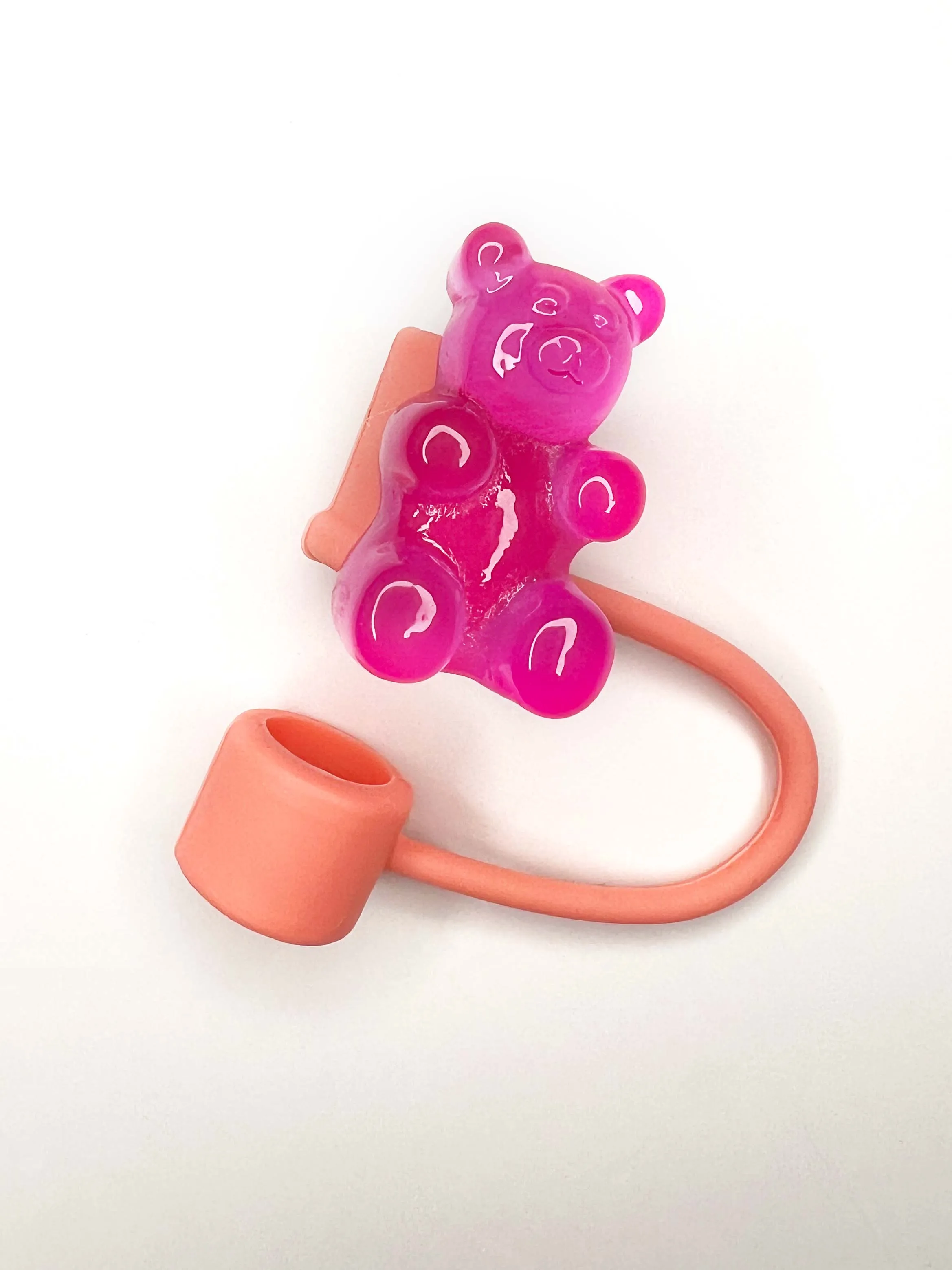 Straw Cover Gummy Bear