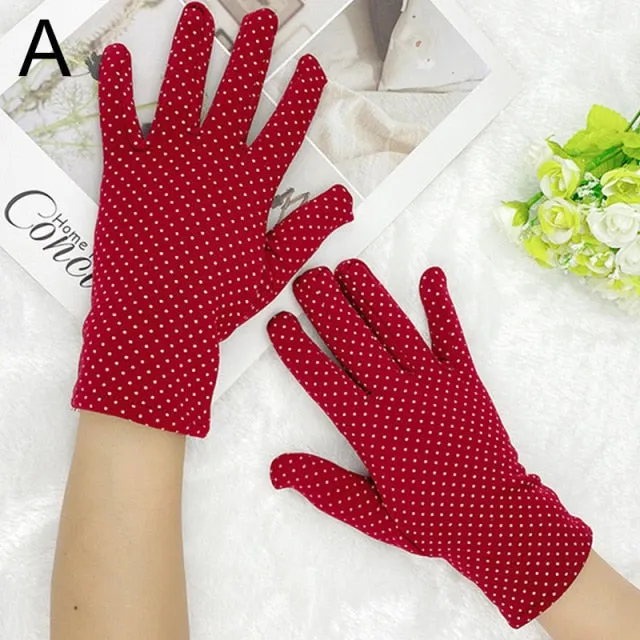 Stretch Fleece Gloves Warm Lady Gloves