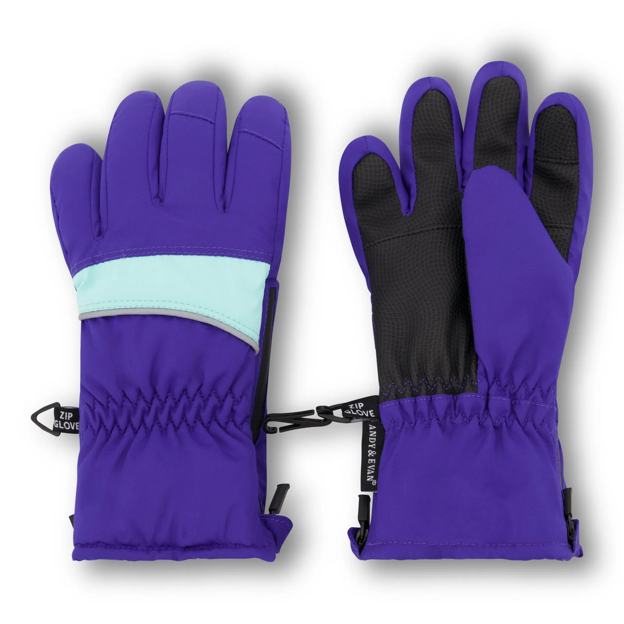 Winter & Ski Glove powered by ZIPGLOVE™ TECHNOLOGY | Purple