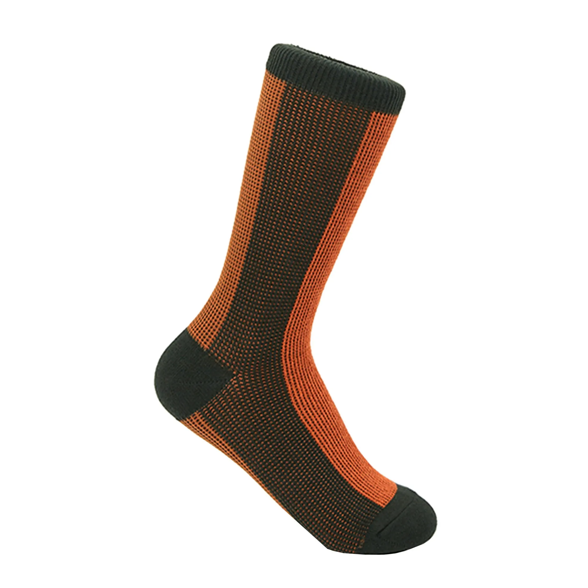 Women's BLanCHE Socks - Forest Green & Orange